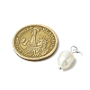 Grade B Natural Cultured Freshwater Pearl Charms X-PALLOY-JF01497-03-3