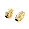 Texture Brass Beads KK-S379-02G-A-2