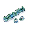3D Lampwork & Brass Core European Beads FOIL-Q004-01A-2