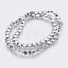 Electroplated Non-magnetic Synthetic Hematite Bead Strand G-E495-07C-2