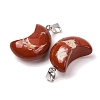 Natural Red Jasper Pendants G-F820-02L-09-3