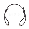 Adjustable Waxed Polyester Cord Bracelet Making AJEW-JB01312-01-1