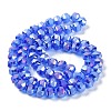 Electroplate Transparent Glass Beads Strands EGLA-I018-AB03-2