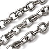 304 Stainless Steel Oval Link Chains CHS-Z007-07P-1