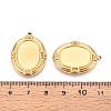 304 Stainless Steel Pendant Cabochon Settings X-STAS-T067-17G-3