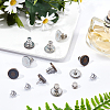  12 Sets 2 Style Iron & Zinc Alloy Button Pins for Jeans BUTT-NB0001-39-2