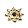 304 Stainless Steel Enamel Pendants STAS-F360-02G-2