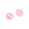 Electroplated Opaque Flat Back Resin Cabochons LS-RESI-XCP0002-45D-2