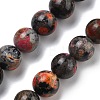 Natural Multi-Color Agate Beads Strands G-A261-B06-14mm-2