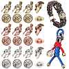 Unicraftale Outdoor EDC Cord Lanyard Bracelet Keychain Beads Buttons FIND-UN0002-07-1