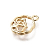 Brass Pendants KK-D312-02G-2