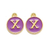 Golden Plated Alloy Enamel Charms LS-ENAM-Q437-12X-1