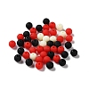 Rubberized Style Imitated Silicone Acrylic Beads X1-MACR-D029-01H-1
