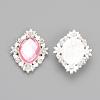 Alloy Rhinestone Flat Back Cabochons RB-S061-A12-1