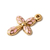 304 Stainless Steel Enamel Pendants STAS-G386-05G-2