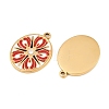 304 Stainless Steel & Enamel Pendants RB-CBA5A59-03G-01-2