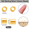 50Pcs 925 Sterling Silver Crimp Beads STER-BBC0009-66-2