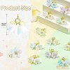 16Pcs Acrylic Pendants PALLOY-FS00076-4