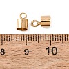 Ion Plating(IP) 304 Stainless Steel Fold Over Crimp Cord Ends STAS-P434-05F-G-3