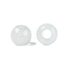 Natural White Jade European Beads G-Q607-01A-10-2