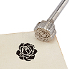 Stainless Steel Branding Iron Stamps AJEW-WH0158-012-1