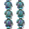 Synthetic Turquoise Dyed Beads Strands X-G-P507-05M-1