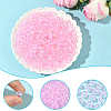 500Pcs UV Plating Acrylic Beads OACR-SP0001-85A-3