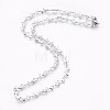 Non-Tarnish 304 Stainless Steel Link Chains Necklaces NJEW-F242-03P-3