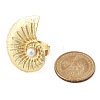 Conch Alloy Adjustable Rings for Women RJEW-B108-03KCG-6