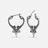 Alloy Hoop Earrings for Women WG4133B-01-3