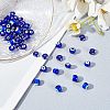 CHGCRAFT 72Pcs Handmade Evil Eye Lampwork Beads LAMP-CA0001-01-4