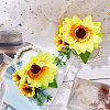 Silk Cloth Imitation Flower Wrist AJEW-CP0001-39-6