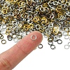 1200Pcs 6 Colors Iron Brass Open Jump Ring IFIN-YW0003-04-4