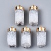 Natural Druzy Agate Pendants G-S359-315-1