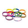 Free Sample Silicone Wristbands Bracelets BJEW-K165-04B-2