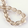 Transparent Glass Bead Strands LS-GLAA-R024-6x8mm-05-3