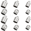 120Pcs 6 Styles 201 Stainless Steel Cord Ends STAS-BBC0001-97-1