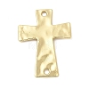 Alloy Textured Religion Cross Links Connector Charms FIND-Z127-01G-03-1