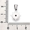 303 Stainless Steel Pendants STAS-Q110-02P-3