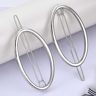 Alloy Hollow Geometric Hair Pin PHAR-N005-002P-1