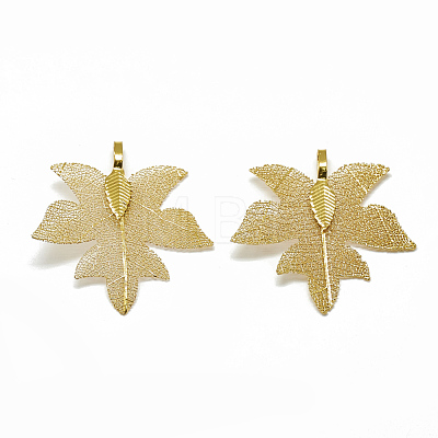 Autumn Theme Iron Pendants IFIN-T006-07G-1