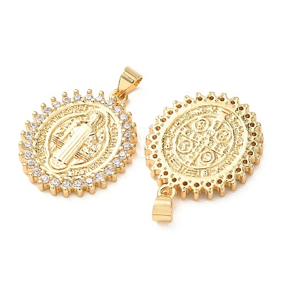 Religion Brass Pendants CU-B197-03G-H-1