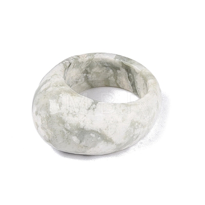 Natural Peace Jade Finger Rings for Unisex G-Q601-19D-1
