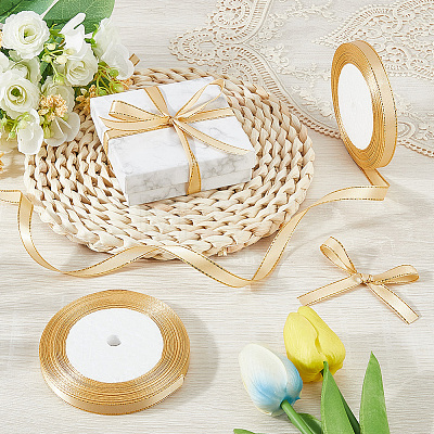 Gold Edged Polyester Ribbon OCOR-WH20018-12A-05-1