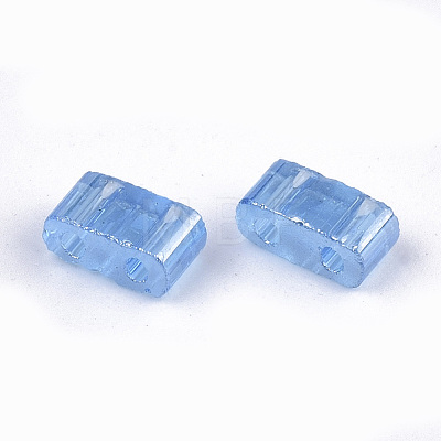 2-Hole Glass Seed Beads SEED-S023-36B-02-1