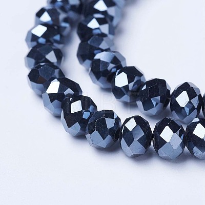 Electroplate Glass Beads Strands LS-EGLA-A034-P1mm-A18-1