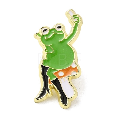 Frog Enamel Pins JEWB-D023-02B-G-1