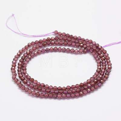 Natural Garnet Beads Strands X-G-K182-2mm-10-1