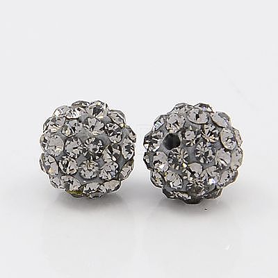 Pave Disco Ball Beads RB-H258-8MM-215-1