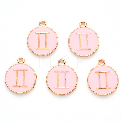 Alloy Enamel Pendants ENAM-S124-01A-09I-1
